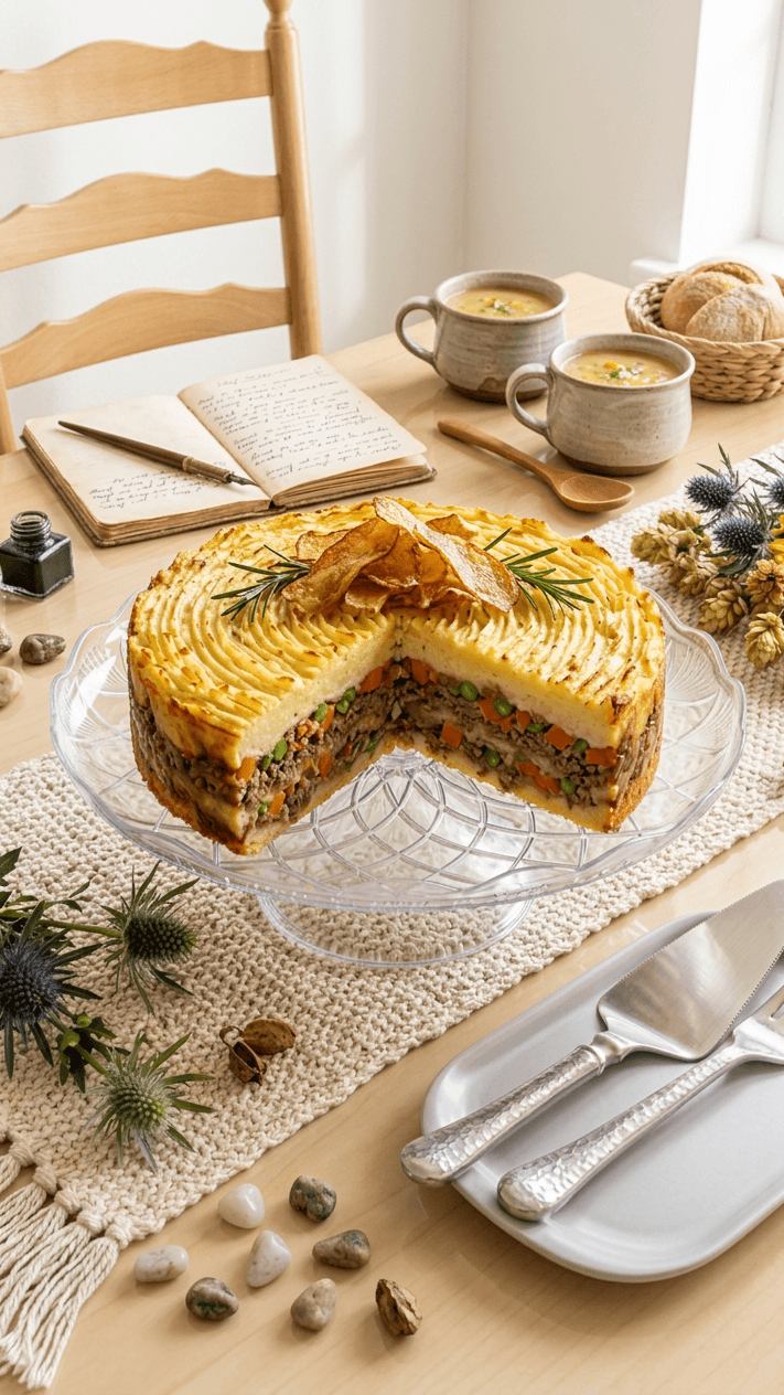 برش کیک فندقی